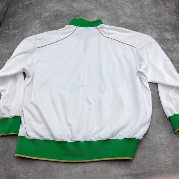 Nike‎ Jacket Adult Large White Green Gold Zip Lebron Basketball St V Mary Irish - Picture 10 of 11